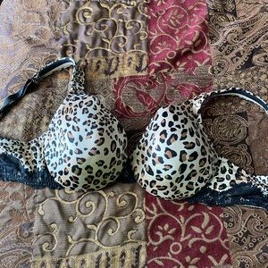 Leopard print bra